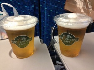 東京駅新幹線生ビール